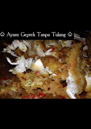 Foto resep Ayam Geprek Tanpa Tulang 👌