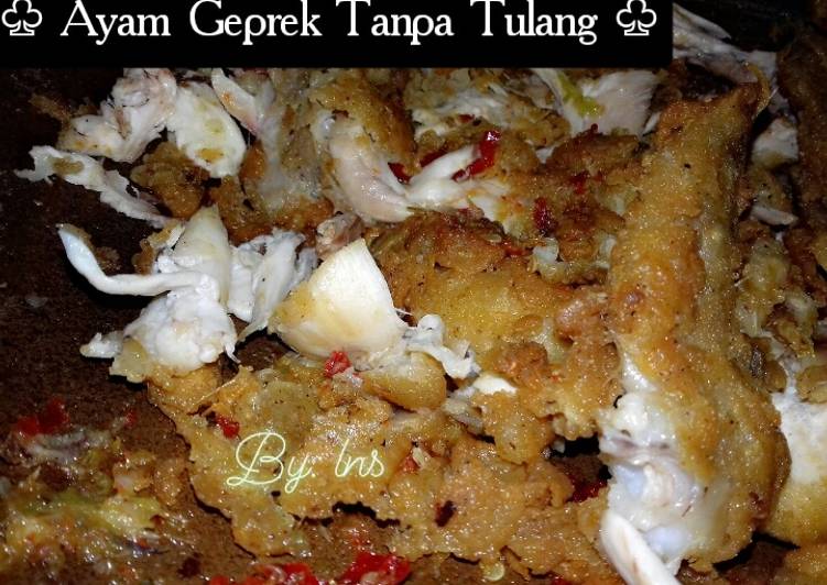 Ayam Geprek Tanpa Tulang 👌