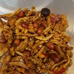 Teri kacang tempe manis asem pedas rasanya hehe রেসিপির প্রধান ছবি