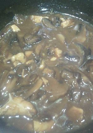 Foto resep Ayam Cah Jamur