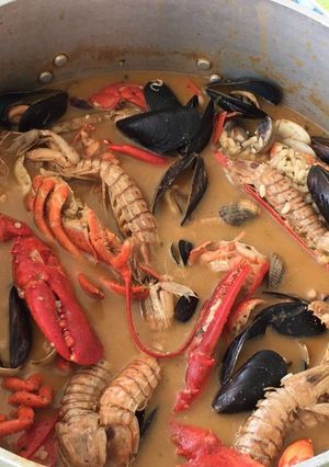 Foto principal de Arroz  caldoso de galeras y bogavante