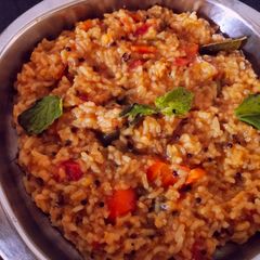 A picture of Vegetable Khichdi.