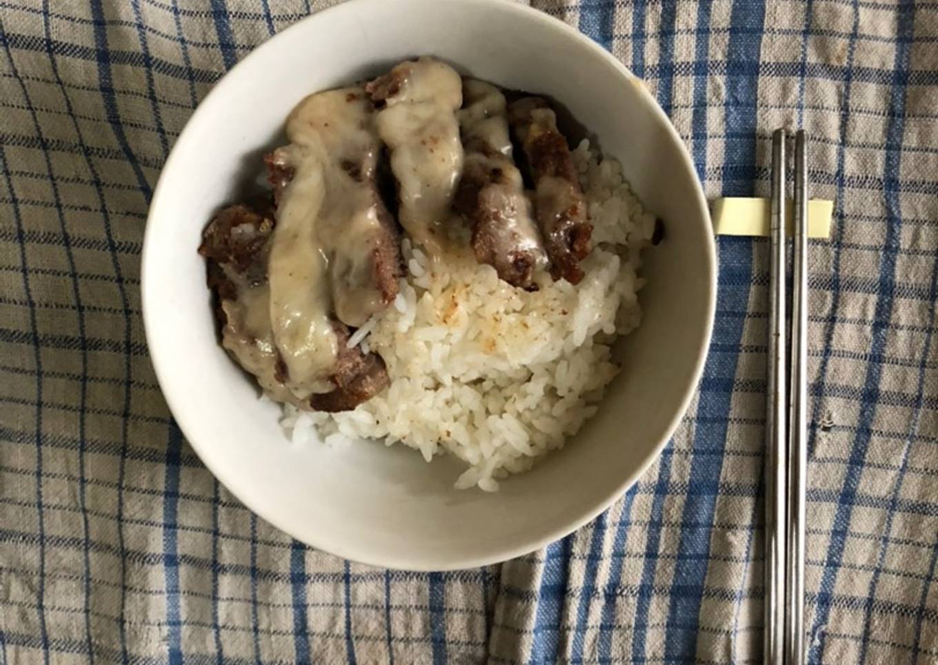 Wagyu Cheese Steak 🍚 Rice Bowl