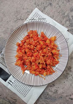 Foto resep Balado kentang tempe teri