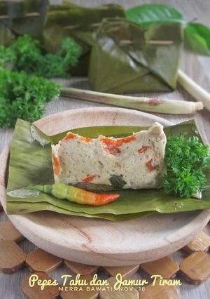 Foto resep Pepes Tahu & Jamur Tiram