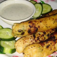 A picture of Tandoori potato kabab.