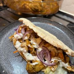 A picture of Chicken Shawarma.