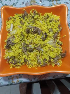 صورة لوصفة كبسة لحمة