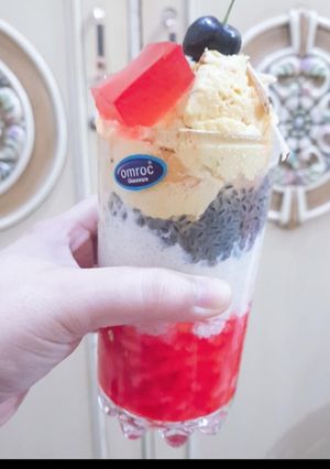 A picture of Mangoes Falooda 😋😋.