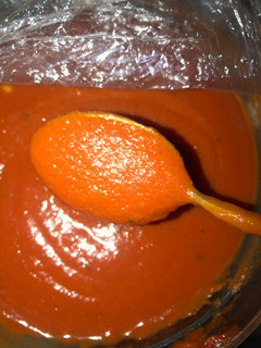 A picture of Homemade Tomato paste.