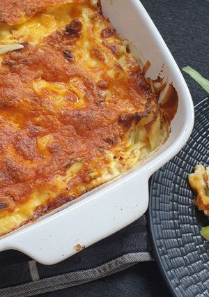 Une photo de Lasagnes saumon courgettes