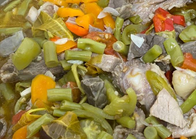 Cara Gampang Membuat Asem2 daging sapi daun kedondong yang Lezat Sekali