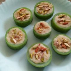 A picture of Dudhi/lauki ki mithai.