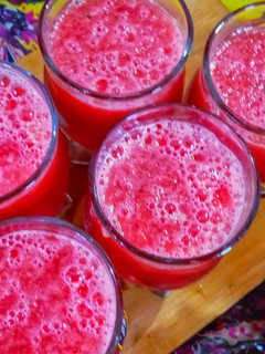 A picture of Water melon juice.