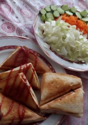 عکسی از دستور اسنک گوشت چرخ‌کرده