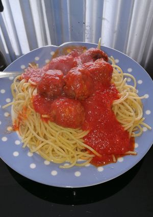 Una foto de Spaghetti dama y vagabundo