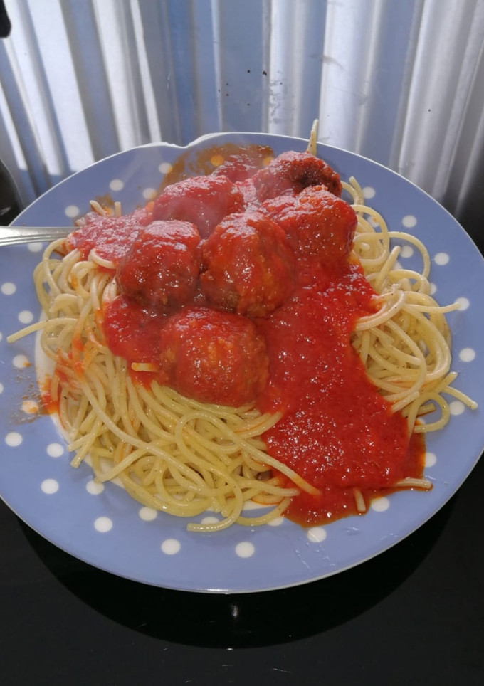Una foto de Spaghetti dama y vagabundo