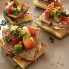 A picture of Tofu Salami Bites.