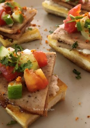 A picture of Tofu Salami Bites.