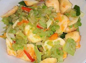Foto resep Pare Bakso Kepiting dengan Rebon