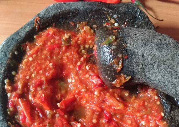 makanan 34. Sambal Godok yang Lezat