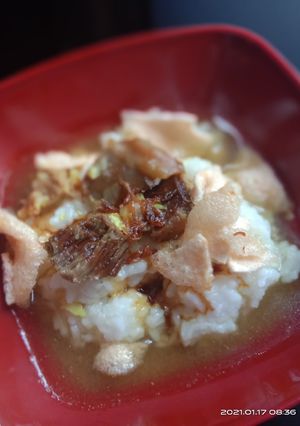 Foto resep Bubur Kuah Daging Sapi