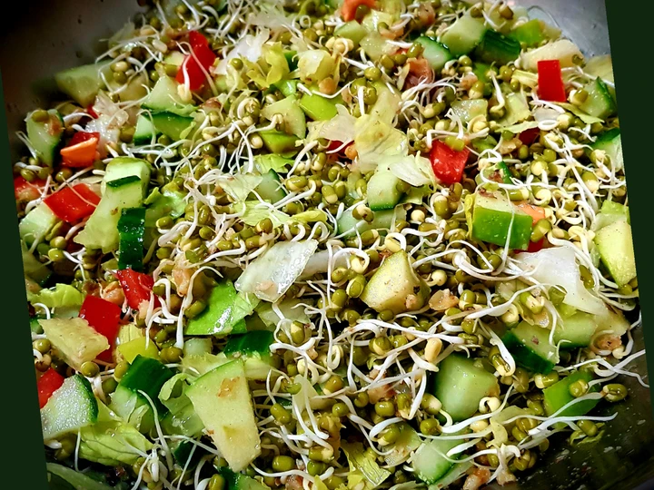 Easy Steps Prepare|Recipe} Sprout Salad the Delicious