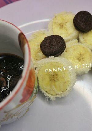 Foto resep Chocolate Banana Roll