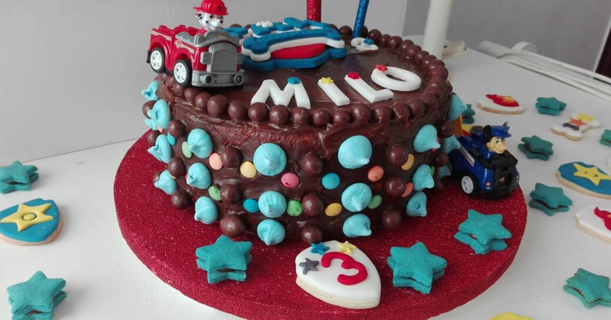 Torta cumpleaños 3 de Milo Receta de silvia dujan - Cookpad