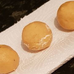 Besan Ladoo A picture of Besan Ladoo.