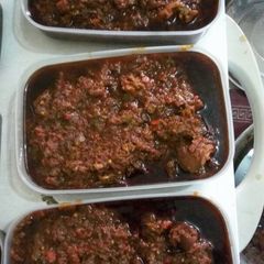 A picture of Ofada stew.