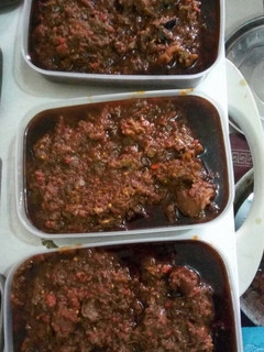 A picture of Ofada stew.