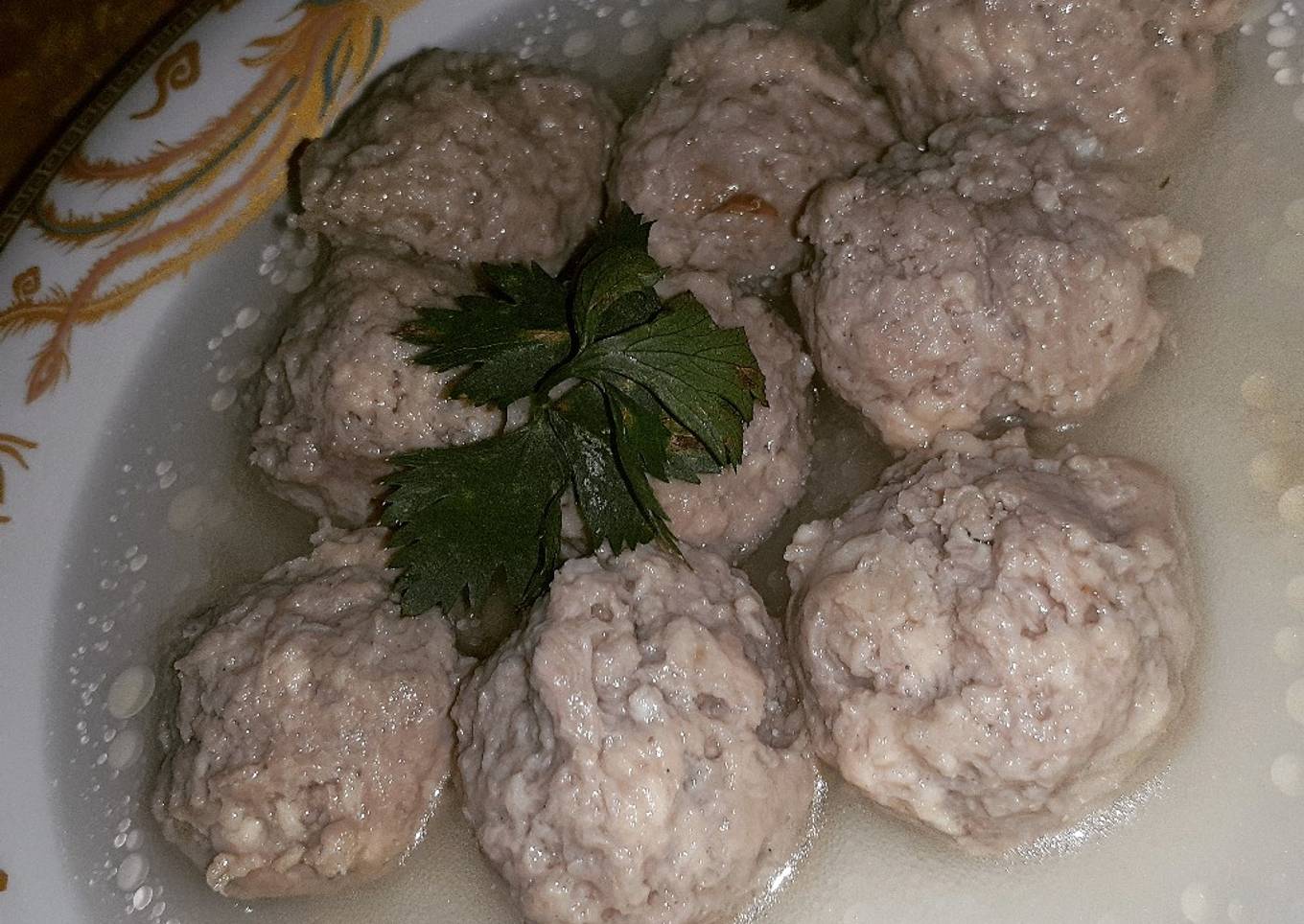 (Non Halal) Bakso Daging Babi ¦Tanpa Chopper/Blender/Penggiling