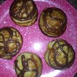 Chocolate stuffed mini pancake