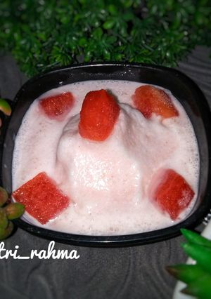 Foto resep Es krim Semangka Frozen