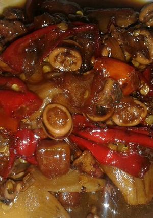 Foto resep Tumis Cumi Asin "non MSG"