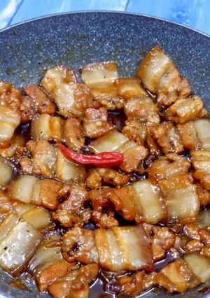 Hình của món Thịt Ba Rọi Kho Tiêu.
