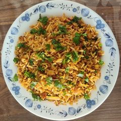 A picture of Puffed rice upma.