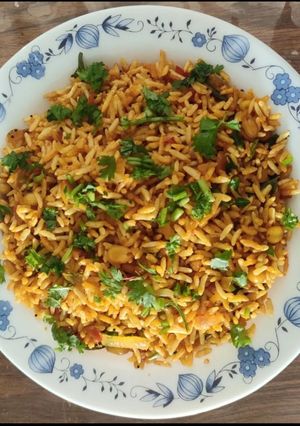 A picture of Puffed rice upma.