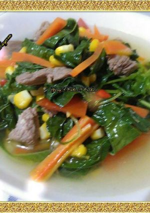 Foto resep Sayur Bening Bayam komplit🍲