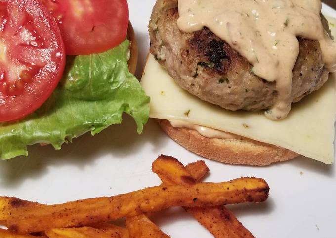 Simple Way to Prepare Quick Chipotle Turkey burgers