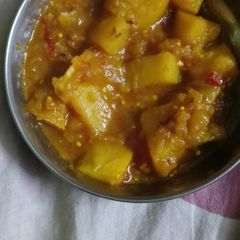 Baingan aloo ki sabji A picture of Baingan aloo ki sabji.