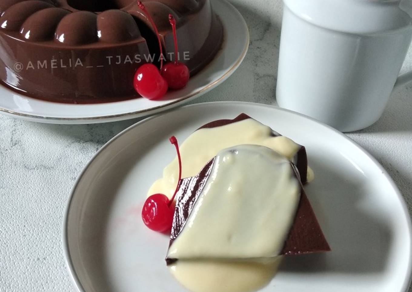 Cara Gampang Membuat 21. Coklat Puding Vla Vanilla Anti Gagal