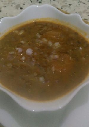 صورة لوصفة شوربة عدس