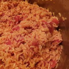 A picture of Spanish Rice.
