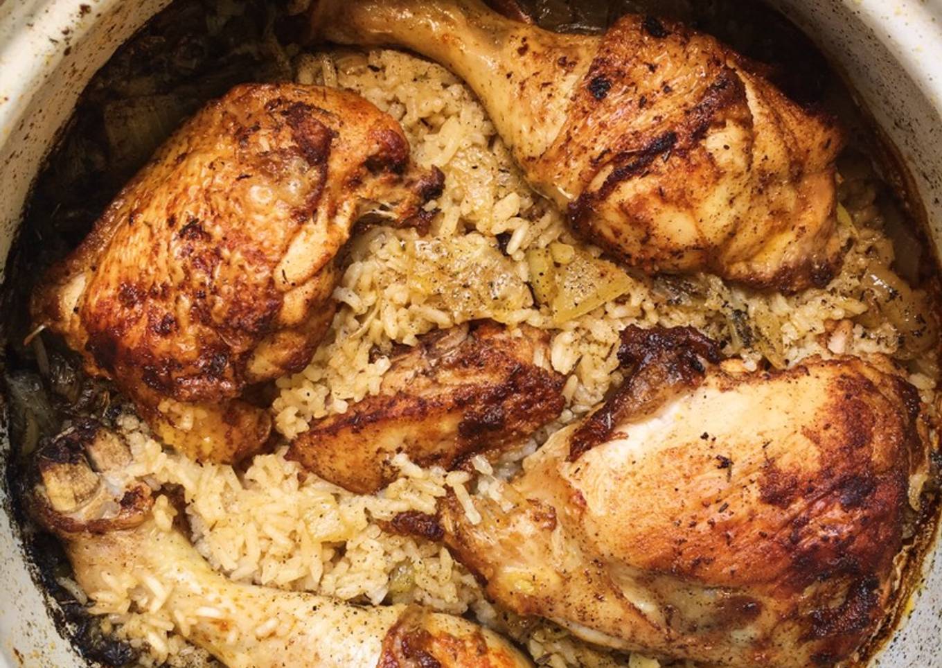 Chicken & Rice Bake (Nasi Panggang Ayam)