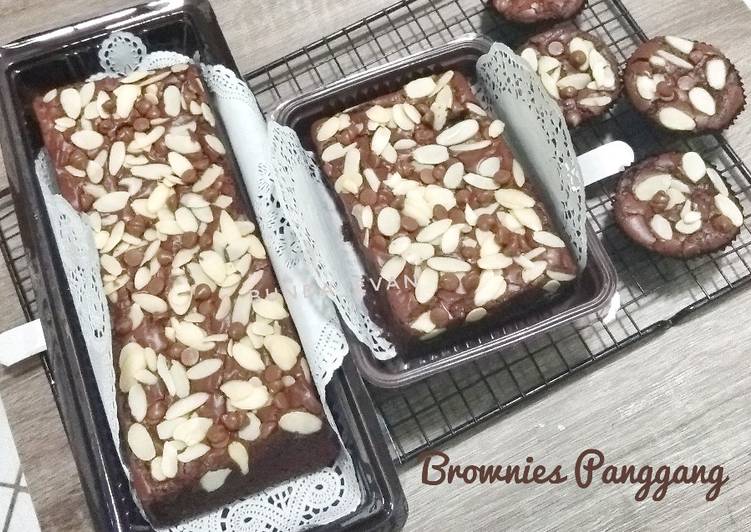 Cara Gampang Membuat Brownies Panggang (oven tangkring) yang Enak Banget
