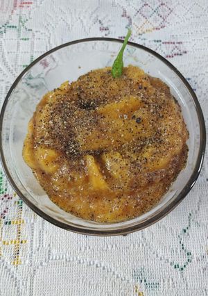 A picture of Orange carrot dip.