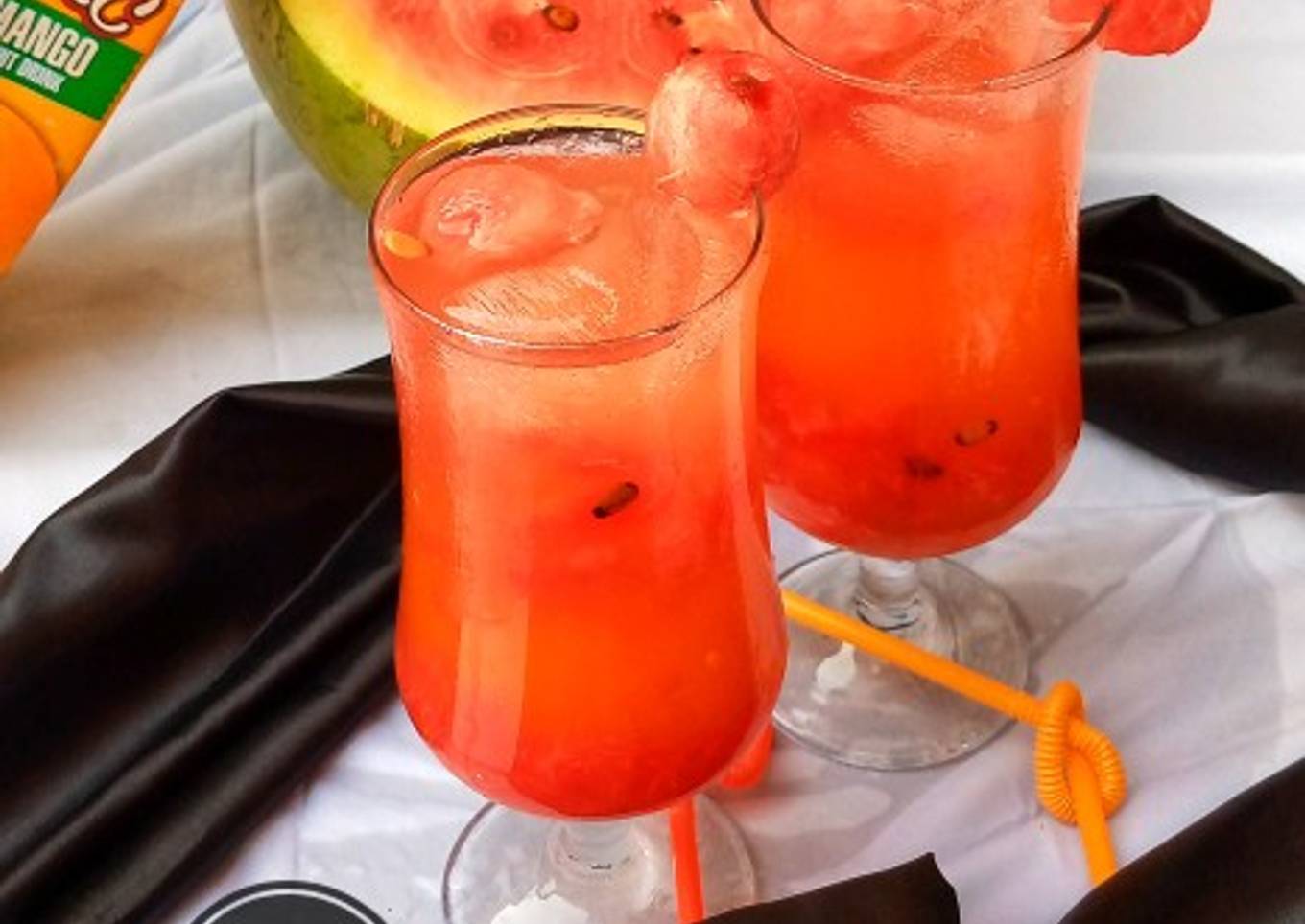 Mango watermelon juice