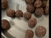 A picture of pumpkin seeds laddu